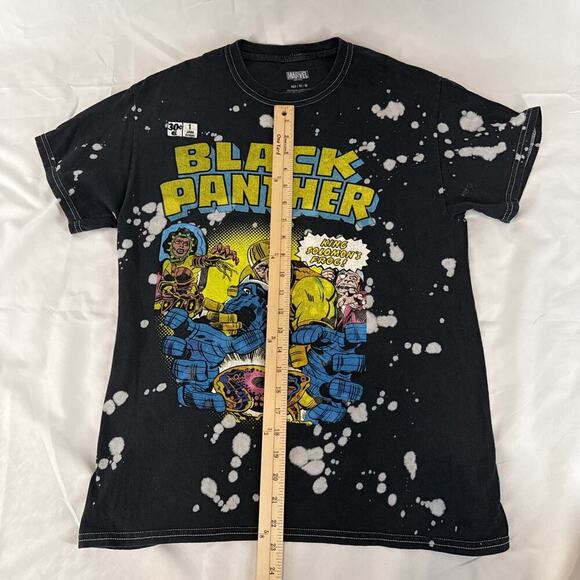 Marvel Black Panther Graphic T-Shirt, Tie-Dye Design Size: M - Picture 5 of 7